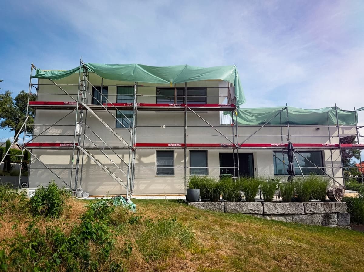 Fassade & Malerarbeiten am Einfamilienhaus